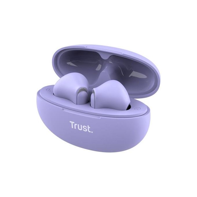 Trust Yavi Auricolare True Wireless Stereo (TWS) In-ear Musica e Chiamate USB tipo-C Bluetooth Viola