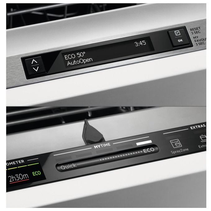 AEG FSS75747P Serie 7000 Lavastoviglie Incasso 14 coperti Classe B 42 dB AirDry Motore Inverter GlassCare (82x60x56 cm) colore Nero