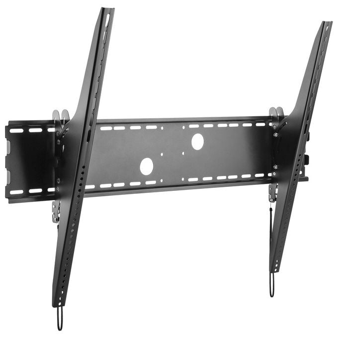 Equip 650322 Supporto per Montaggio a Parete TV Curvo e Inclinato 60'' a 100'' 100 Kg Inclinazione Regolabile Nero