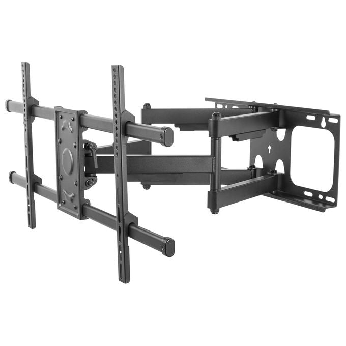 Equip 650324 Staffa di montaggio a parete per TV inclinabile e girevole da 37'' a 90'' VESA max 816x400 mm supporto fino a 75 Kg colore Nero