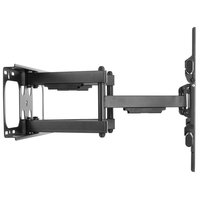 Equip 650324 Staffa di montaggio a parete per TV inclinabile e girevole da 37'' a 90'' VESA max 816x400 mm supporto fino a 75 Kg colore Nero