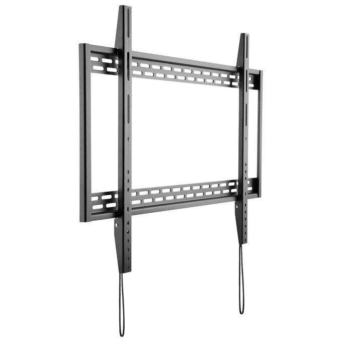 Equip 650323 Staffa per montaggio a parete fissa per TV curvo e piatto da 60'' a 100'' Capacita' fino a 100 Kg VESA 900x600 max colore Nero