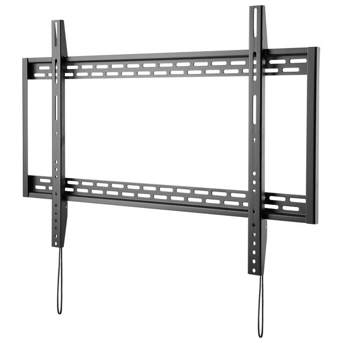 Equip 650323 Staffa per montaggio a parete fissa per TV curvo e piatto da 60'' a 100'' Capacita' fino a 100 Kg VESA 900x600 max colore Nero
