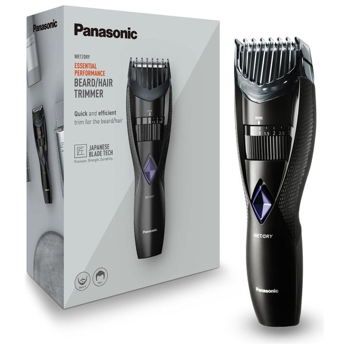 Panasonic ER-GB37-K503 Regolabarba Wet and Dry Lunghezza regolabile 0,5-10 mm Autonomia 40 minuti Nero