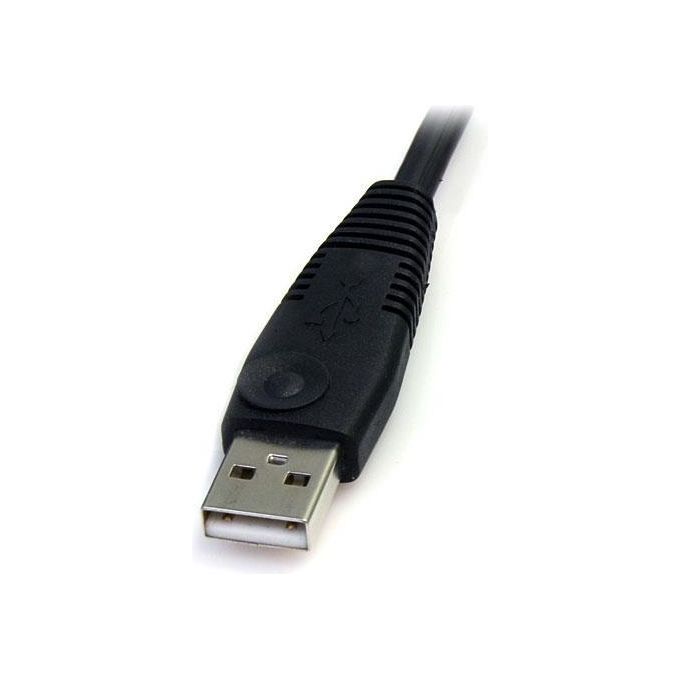 StarTech Cavo switch KVM DisplayPort USB 4 in 1 con audio e microfono 1,8 m