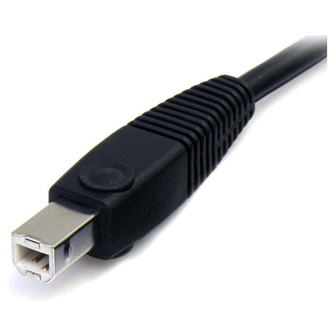 StarTech Cavo switch KVM DisplayPort USB 4 in 1 con audio e microfono 1,8 m