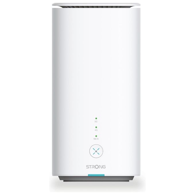 Strong 5GROUTERAX3000 Router 5G WiFi 6 AX3000 Dual Band 3.2 Gbps SIM NanoSIM 2.5GE WAN LAN VoIP Mesh colore Bianco