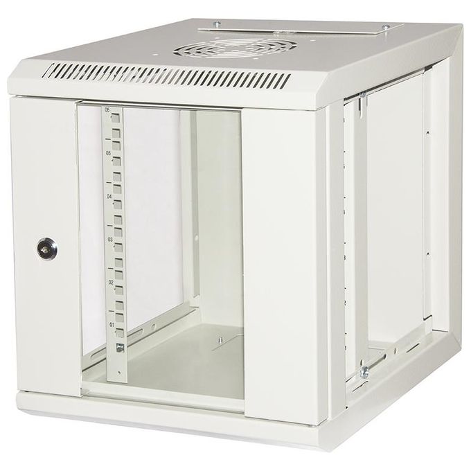 Link LK106U armadio rack 10 6 unita in acciaio colore grigio