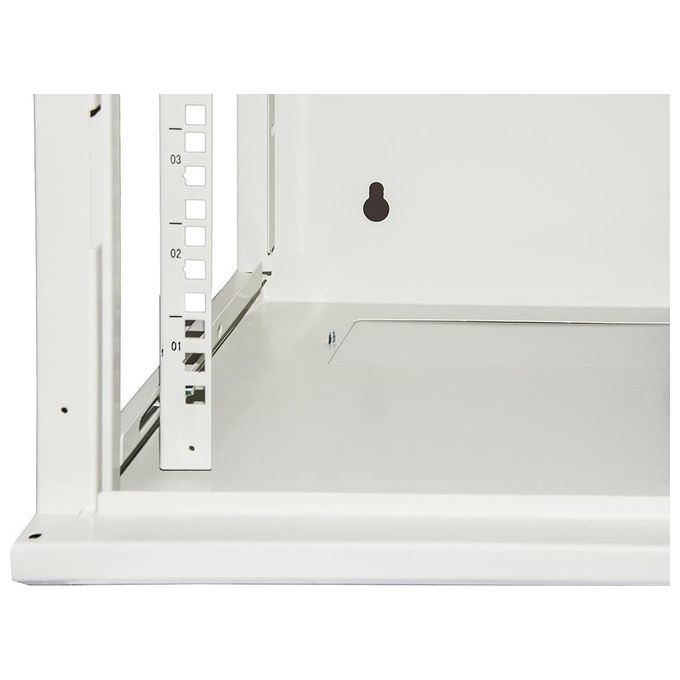 Link LK106U armadio rack 10 6 unita in acciaio colore grigio