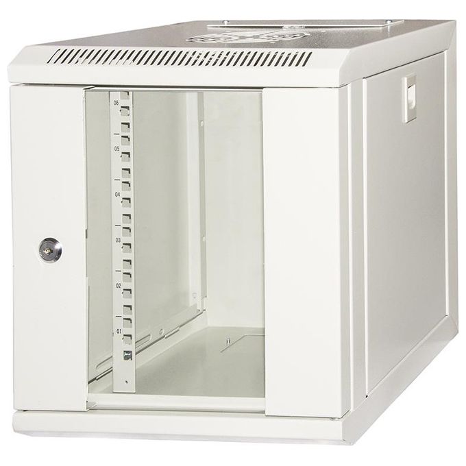 Link LK106U armadio rack 10 6 unita in acciaio colore grigio