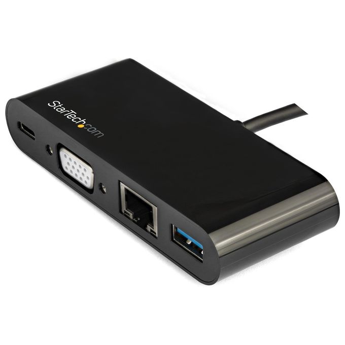 Startech Adattatore Multiporta Usb-C a Vga Power Delivery 60W Usb 3.0 Gbe