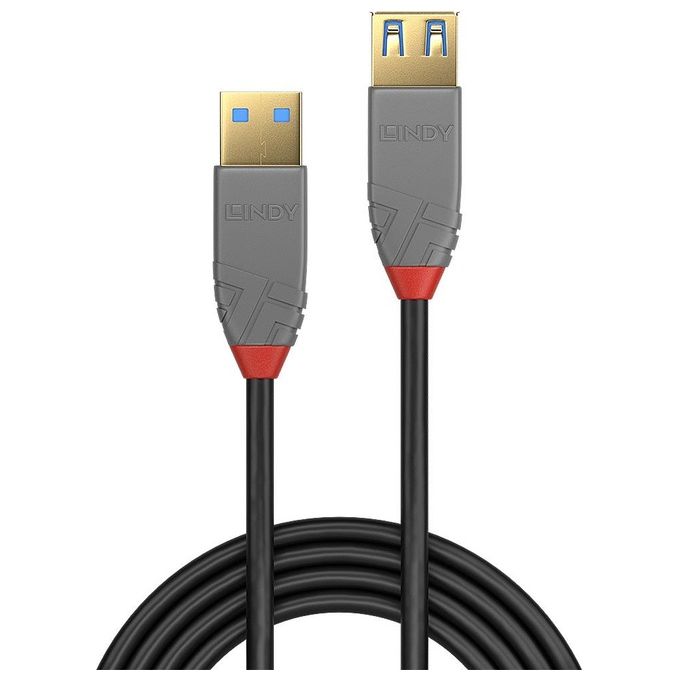 Lindy Prolunga Usb 3.0 Tipo A Anthra Line 2mt