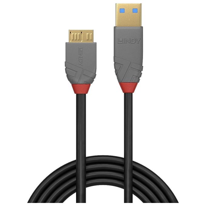 Lindy Cavo Usb 1mt 3.2 Gen 1 Usb A Micro-Usb B Nero