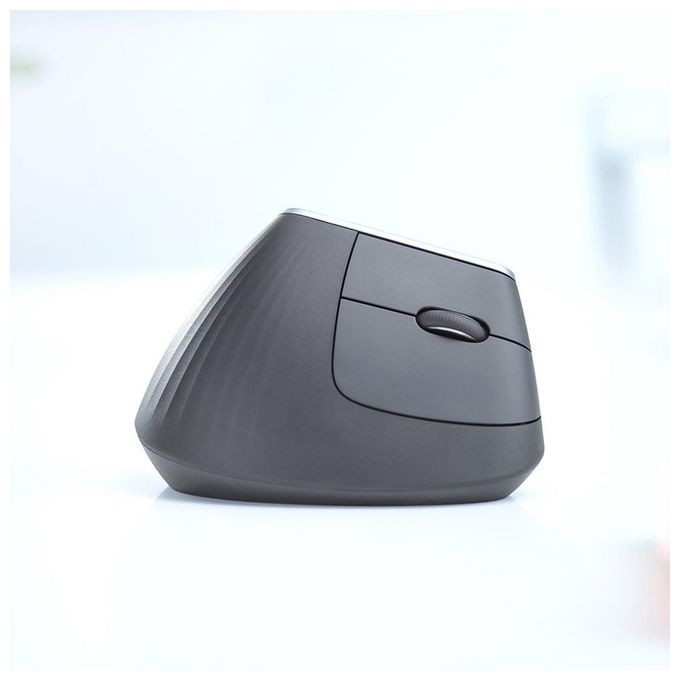 Logitech MX Vertical Mouse Ergonomico Avanzato Cablato e Wireless per un Minore Sforzo Muscolare