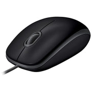 Logitech 910-005508 B110 Silent Mouse Ottico USB Ambidestro 1000 DPI 3 Pulsanti cavo 1.8 m colore Nero