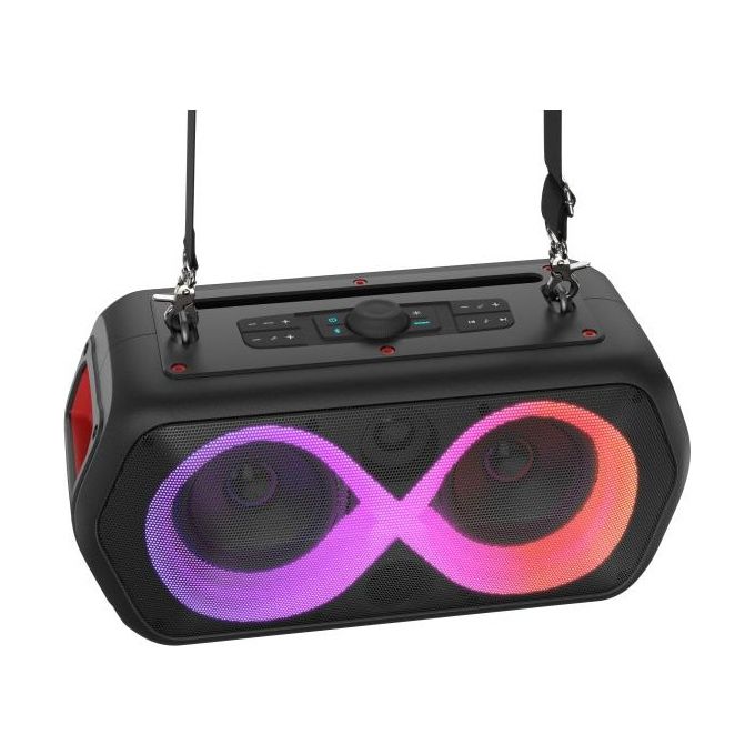 New Majestic 116139 BK FIRE 39 Altoparlante da festa 40 W RMS 320 W PMPO Bluetooth 5.3 TWS IPX4 colore Nero