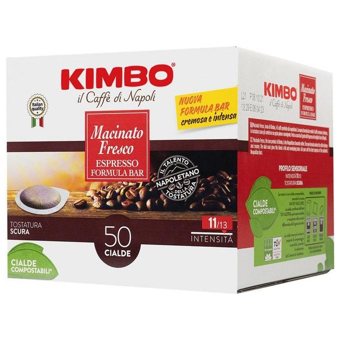 Kimbo Cialda Macinato Fresco Espresso Compatibile 50 Pezzi