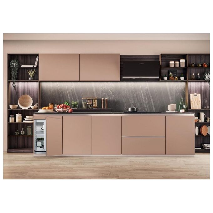 Hotpoint HABUL011 Frigorifero da incasso Statico 144 L 81.5 cm Classe E 39 dB Cerniere Reversibili colore Acciaio