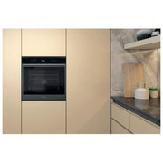 Whirlpool W7OM44S1PBSS W7 Collection Forno da incasso Multifunzione 73 L Classe A+ Pirolitico Touch con 6° SENSE (59.5x59.5x56.4 cm) colore Nero