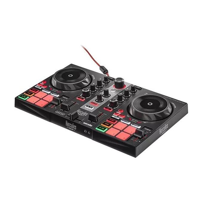 Hercules INPULSE200MK2 DJControl Inpulse 200 MK2 Controller DJ USB MIDI 2 Canali 8 Pad Serato DJ Lite DJUCED