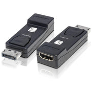 Techly Adattatore Convertitore da DisplayPort DP 1.2 a HDMI 4K 30Hz Nero
