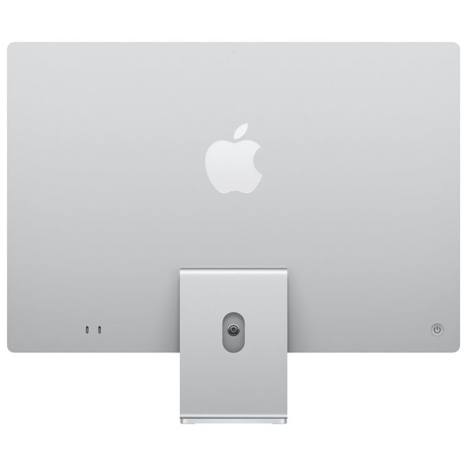 Apple MWUC3T-A iMac PC All-in-one Display Retina 4.5K Chip M4 CPU 8-core GPU 8-core 16GB 256GB SSD colore Argento