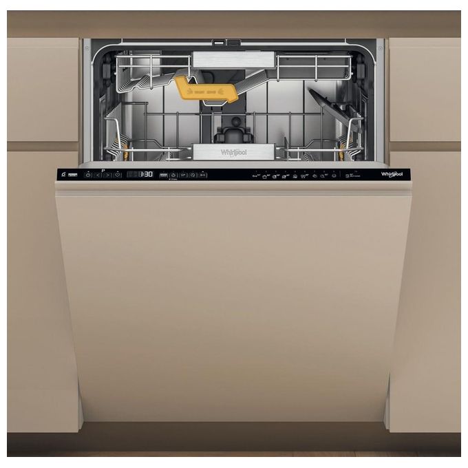 Whirlpool W8I HP42 LSC Lavastoviglie da incasso a scomparsa totale 14 coperti Classe C 42 dB 10 programmi (82x60x55 cm) colore Nero