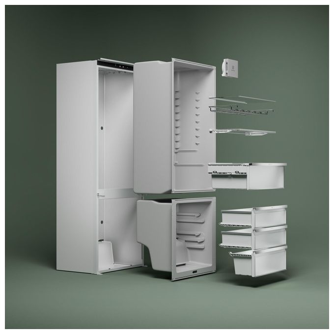 Electrolux ENG7TE75S Serie 700 Frigorifero Combinato da Incasso 376 L 188 cm Classe E 35 dB Total No Frost GreenZone colore Bianco