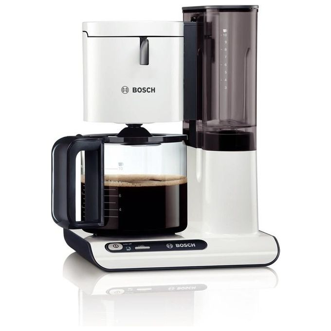 Bosch TKA 8011 Styline Macchina da Caffe' 10 tazze colore Bianco-Antracite 1160W