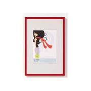 Walther New Lifestyle Cornice Portafoto 21x297cm in Plastica Rosso DIN A4
