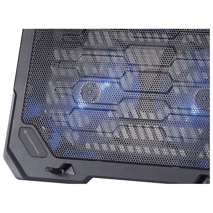 Conceptronic THANA01B Base di Raffreddamento per Notebook 15,6'' Nero