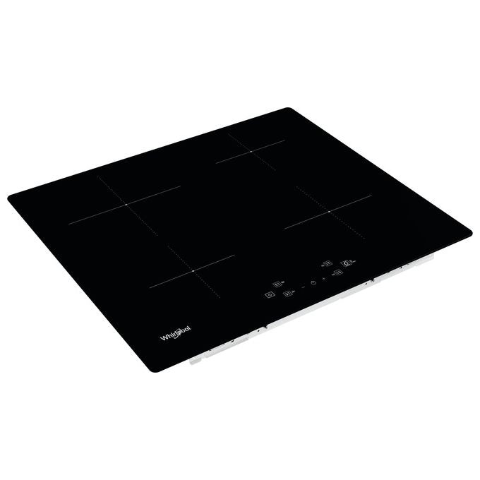 Whirlpool WSQ2160NE Piano cottura a induzione 60 cm 4 zone Touch Booster 7200W colore Nero