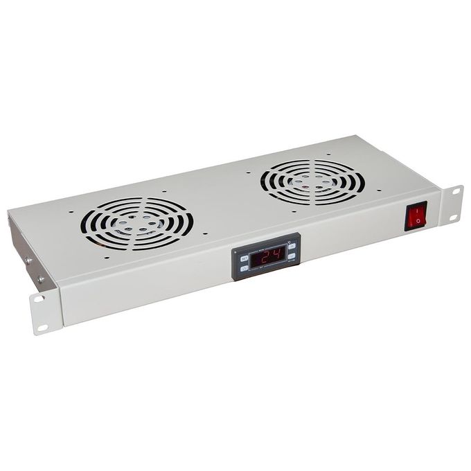 Link Modulo 2 Ventole Raffreddamento con Display Grigio