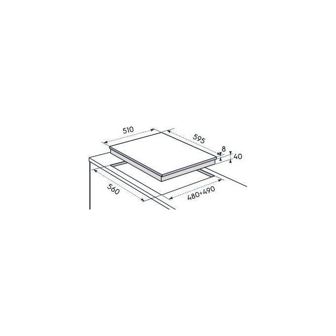 Electrolux KGS 6424 SX Piano Cottura a Gas 4 Zone SpeedBurner 60 cm Acciaio Inox