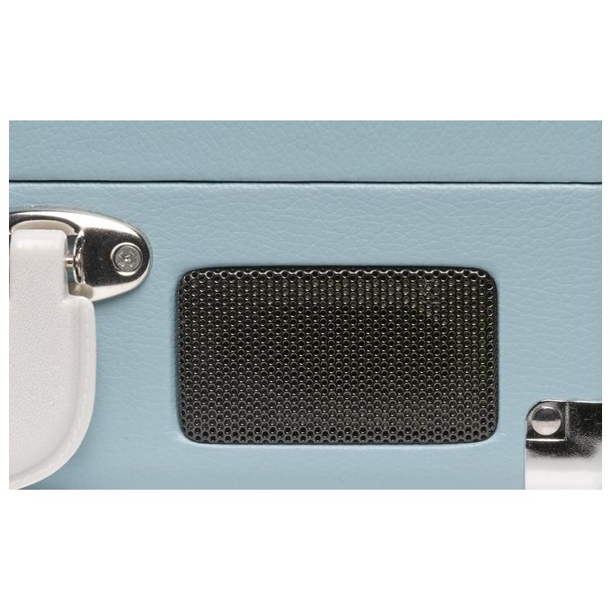 Denver VPL-120BLUE Giradischi USB a valigia con altoparlanti integrati e uscita phono colore Blu