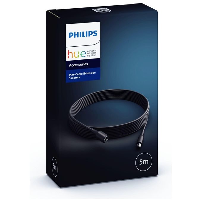 Philips Casa e Arredamento Cavo di Estensione Lunghezza 500cm Nero