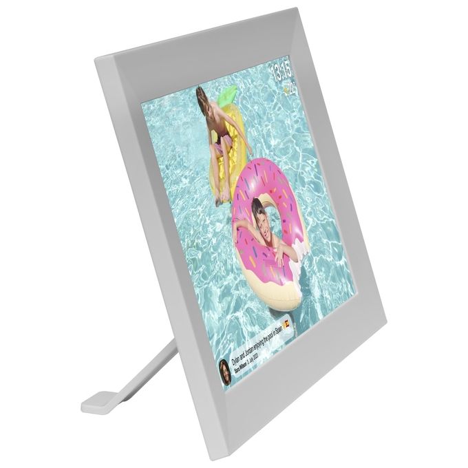 Denver PFF-1024W Frameo Cornice Digitale 10.1'' IPS 1280x800 16GB WiFi Touchscreen microSD colore Bianco