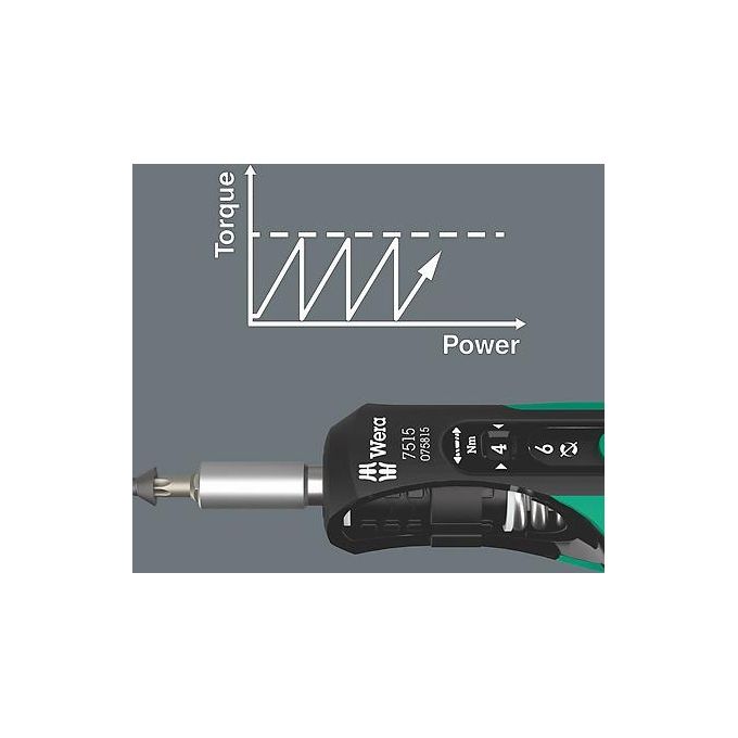 Wera 7515 Kraftform Safe-Torque Speed Giravite Dinamometrico 2-6Nm