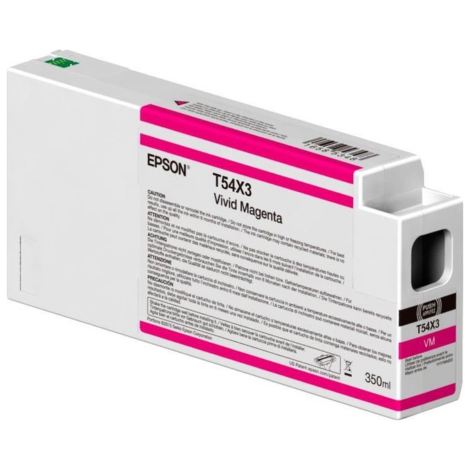 Epson C13T54X60N Cartuccia d'inchiostro Originale Magenta chiaro vivido 350 ml colore Magenta chiaro vivido