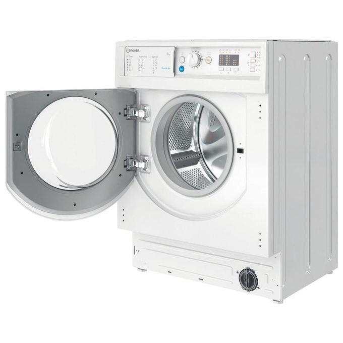 Indesit BIWMIL71252EUN Lavatrice da Incasso Frontale 7 Kg 1200 rpm Classe E 14 Programmi PushandWash (82x60x55 cm) colore Bianco