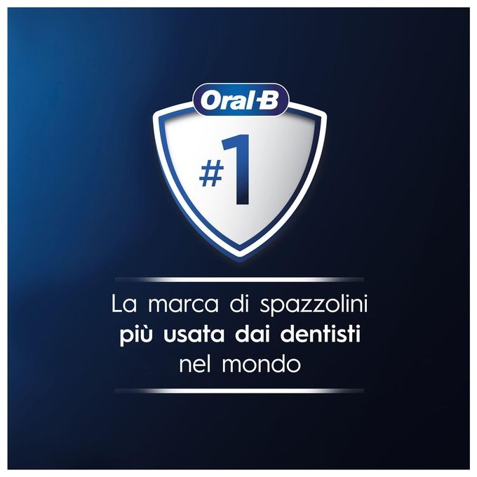 Oral-B 8700216013116 Pro 1 Sensitive Clean Spazzolino elettrico Rotante Oscillante 3 modalita' Timer 2 min autonomia 10 giorni colore Caribbean Blue