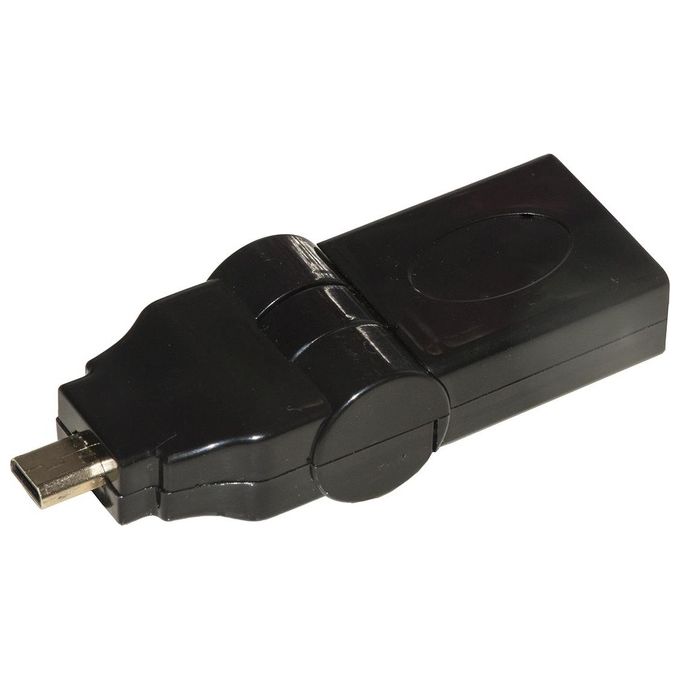 Link adattatore micro hdmi maschio - hdmi femmina con connettore inclinabile
