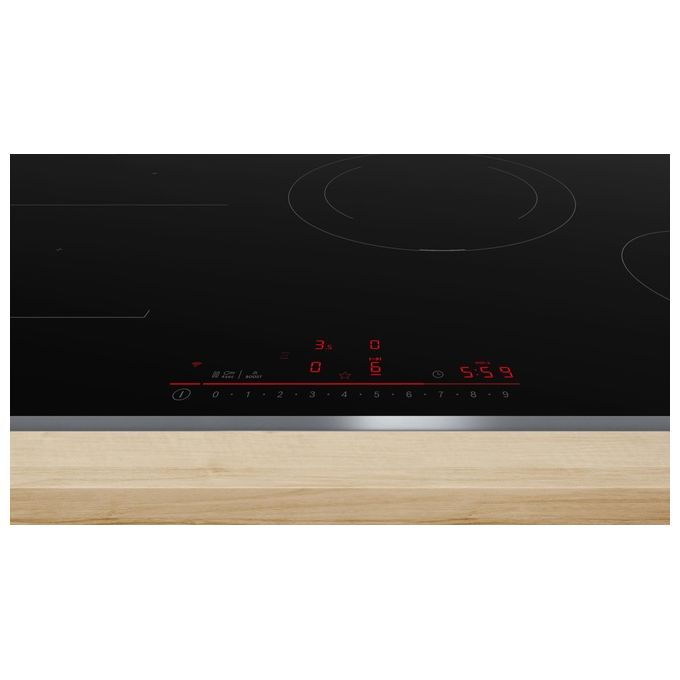 Bosch PVS845HB1E Serie 6 Piano cottura a induzione 80 cm 4 zone CombInduction DirectSelect Home Connect colore Nero