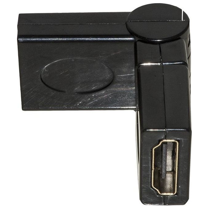 Link adattatore hdmi femmina - hdmi femmina con connettore ruotabile 360°