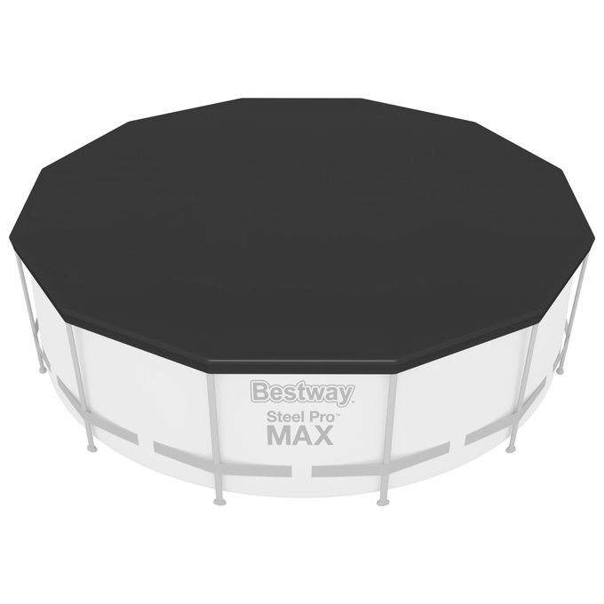 Bestway Copripiscina Fast Set Steel Pro e Steel Pro MAX 366x366cm Nero