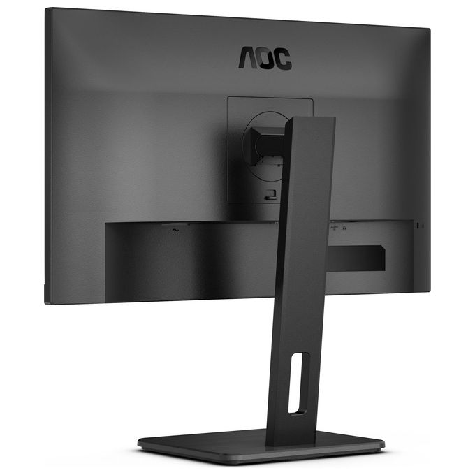AOC 24E3QAF E3 Monitor PC 23.8'' IPS Full HD 1920x1080 75Hz 4ms Flicker-Free Pivot Regolazione Altezza colore Nero