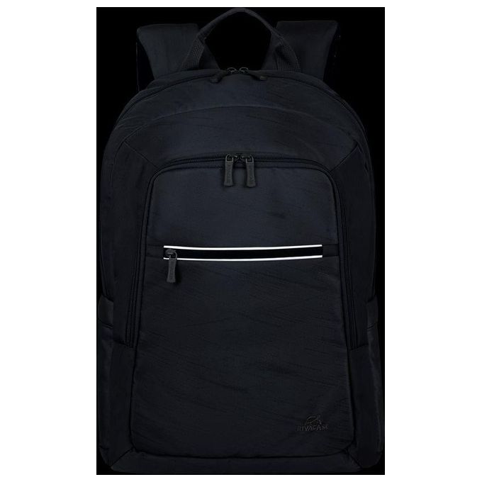 Rivacase 7561 Alpendorf Zaino per Laptop 16'' Scomparto Imbottito Tasche Organizzate Materiale Riciclato RPET colore Grigio
