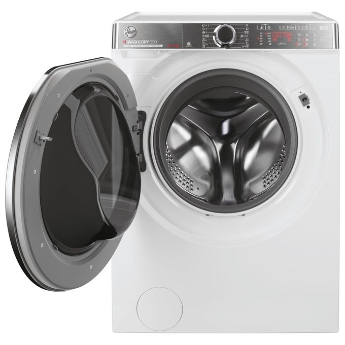 Hoover H5DPB4149AMBC-S H-WashandDry 550 Lavasciuga Frontale 14-9 Kg 1400 rpm Classe A Inverter Vapore Wi-Fi (85x60x67 cm) colore Bianco