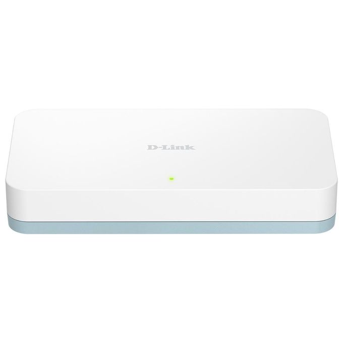 D-Link, Switch di Rete, Non Gestito, 8 porte Gigabit Ethernet, DGS-1008D-E, Bianco