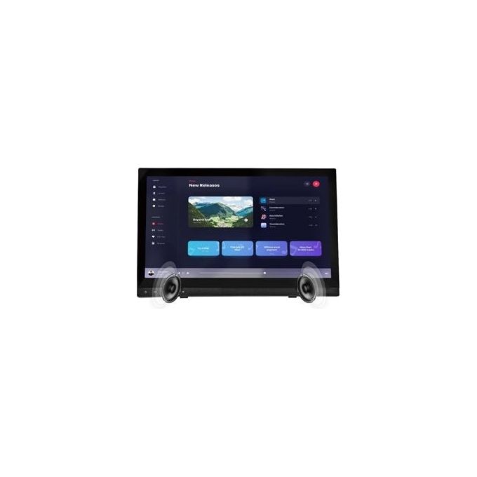 Atlantis A05-T16A-VHM Monitor Touch 15.6'' Full HD 1920x1080 IPS 10 Tocchi HDMI VGA 60Hz VESA 75 colore Nero
